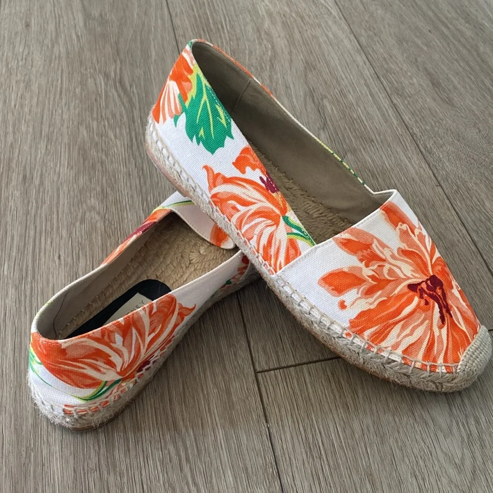 STELLA MCCARTNEY Carlow Floral Print Espadrilles Women’s 39 - Picture 1 of 14